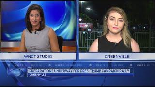 9OYS Morning-5:00 AM Update on Pres. Trump Rally at ECU