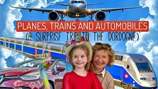 How I travelled solo  from Northampton( Uk ) to the Dordogne (France). Planes Trains &  Automobiles.