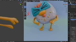Blender 4.3 - ClayPencil - Posing Arms and Legs