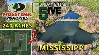 740 Acre Hunting Paradise in Mississippi | Mossy Oak Properties Fundamental 5ive