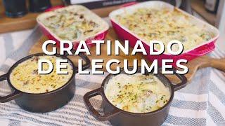 Receita de Legumes Gratinado - Chef Felipe Caputo