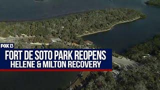 Fort De Soto Park reopening after Hurricanes Helene, Milton