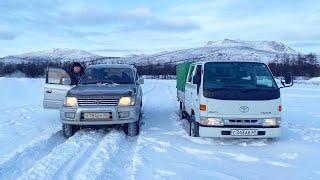 Toyota Land Cruiser Prado и Toyota Hiace Truck ПОКОРЯЮТ КОЛЫМУ