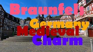 Braunfels Germany Medieval Charm. Walking Tour | 4K