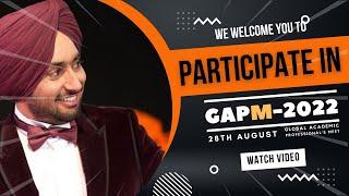 WELCOME TO THE BEGINNING OF GAPM