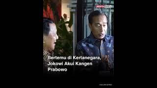 Bertemu di Kertanegara, Jokowi Akui Kangen Prabowo #jokowi #prabowo #kertanegara #beritasatu