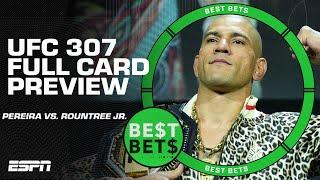 Best Bets for UFC 307: Alex Pereira vs. Khalil Rountree Jr. | ESPN MMA