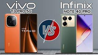 Vivo T3 pro 5G vs infinix note 40 pro ‼️ New android 2024