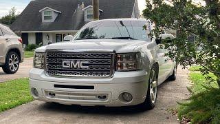 2008 gmc sierra crew cab lowered 6/11 drop