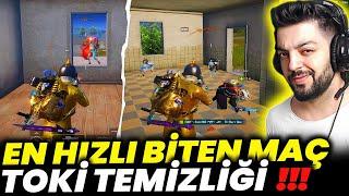 FATİH LİGİNDE EN HIZLI BİTEN MAÇ !! TOKİ TEMİZLİĞİ - PUBG Mobile