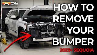 How To Remove The Front Bumper On Your 23+ Toyota Sequoia