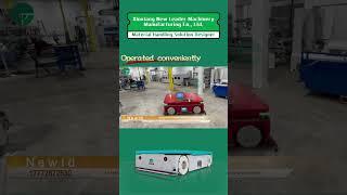 Steering Battery Powered Without Rail Automatic Guided Vehicle #tech #machine #transporter