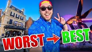 BRUTALLY HONEST EPCOT Ride Ranking | WORST to BEST 