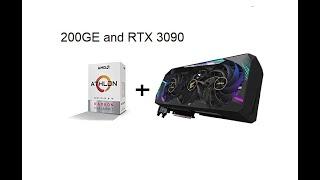 AMD Athlon 200GE & RTX 3090 4K gaming