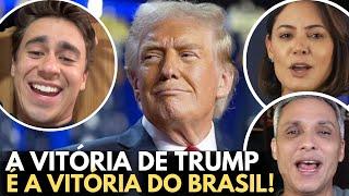 Nikolas Ferreira, Gustavo Gayer, Magno Malta e outros comentam vitória de Donald Trump nos EUA