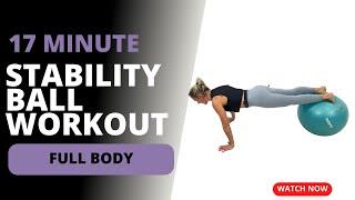 STABILITY BALL WORKOUT (FULL BODY)