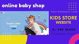 Kids Store and Baby Shop Website | Toys & Kinds WooCommerce Theme | Kidsy WordPress Theme