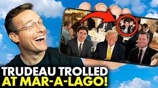 Trudeau Hysterically TROLLED At Mar-a-Lago by Trump in Humiliation Ritual | Trump BREAKS Canada 