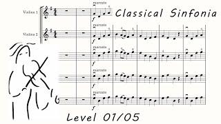 Classic Sinfonia. Music Score for Orchestra. Play Along. Classic Sinfonia Orchestra. SashaViolin.com