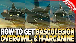 How to Get Basculegion, Overqwil, & Hisuian Arcanine in Pokemon Legends Arceus