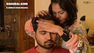 Binaural ASMR Massage | Complete Deep Tissue Massage | Head, Neck & Back | PureMassage