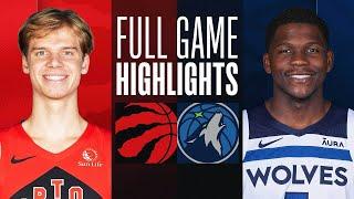 RAPTORS at TIMBERWOLVES | FULL GAME HIGHLIGHTS | April 3, 2024