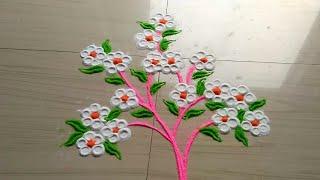 Easy and simple small rangoli design/unique rangoli designs by jyoti Rathod #425