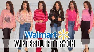 *HUGE* New WINTER WALMART TRY ON Clothing Haul 2025 | Walmart Fashion 2025