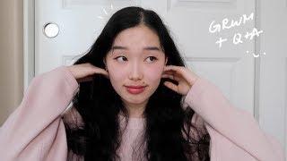 grwm + q&a: college, kpop, dealing with stress, fears, and more!