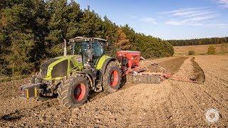 Setí ozimého ječmene/ Barley sowing 2019 ! Claas Axion 950 CMatic & Kuhn Espro 6000R !!