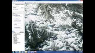 Civil 3d inserting a 3d google earth image and surface of Mount Everest