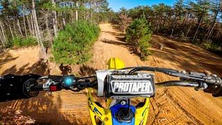 Riding a RMZ 450