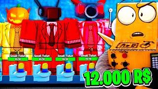 ПОСТРОИЛ ХЕЛЛОУИН ЗАЩИТУ за 12.000 РОБУКСОВ ПРОТИВ СКИБИДИ! 17 СЕРИЯ ROBLOX Toilet Tower Defense