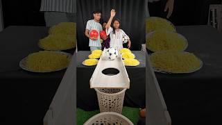 Best Family Roll Football & Get Chawmin Challenge #shorts