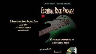 Atomic Heavy Rock Backing Track in Em (100 bpm) © Copyright Sinfonica