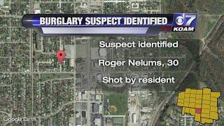 The Miami, Oklahoma police department has released the name of a burglary suspect who was fatally