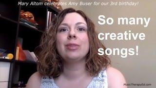 Music therapy creative songs for autism