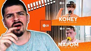 COLAPS REACTS | Kohey & NaPoM | GBB21 | Studio Sessions