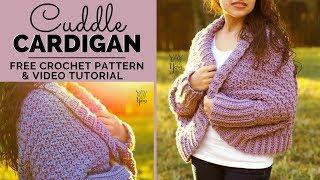 Cuddle Cardigan - Free Crochet Sweater Pattern - Quick & Easy | Yay For Yarn