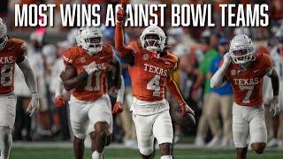 Texas Has the Most Wins Against Bowl Eligible Teams in the Entire Nation | SEC Football