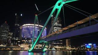 Queen's Wharf Brisbane opening night walk