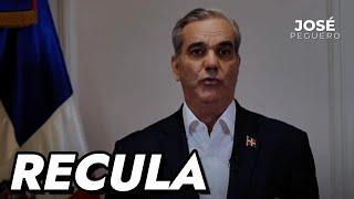 Luis Abinader recula con la Reforma Fiscal