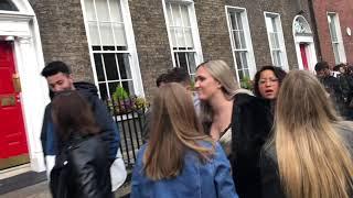 Bond Nightclub Over 30s Dublin Ireland Russel Court Hotel Long Queue in Get In! 2019