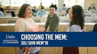 Why Soli Shin Chose the Nic School's MEM Program