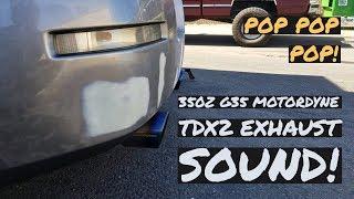 Motordyne Shockwave TDX2 Exhaust Sound Motordyne Catless 350Z Motordyne Exhaust Sound SICK ASF