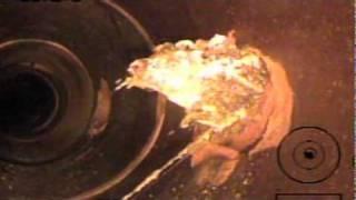 Cleaning out Fats, Oil & Grease (FOG) Clogged Sewer Pipes