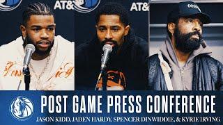 Kyrie Irving, Jaden  Hardy, Spencer Dinwiddie, & Jason Kidd | Post Game @ ATL | 11/25/24