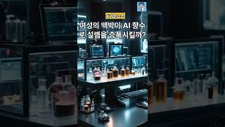여성의 맥박이 AI향수로 설렘을 증폭시킬까? #지식 #올바른정보 #이슈 #과학쇼츠 #과학 #과학상식 #정보