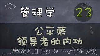 【管理学】公平感｜领导者的内功        #管理学#系列课程