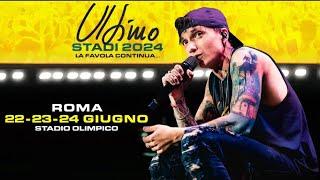 Ultimo "Stadi 2024" I Concerti di Roma - Live at "Stadio Olimpico" Roma 22-23-24 Giugno 2024